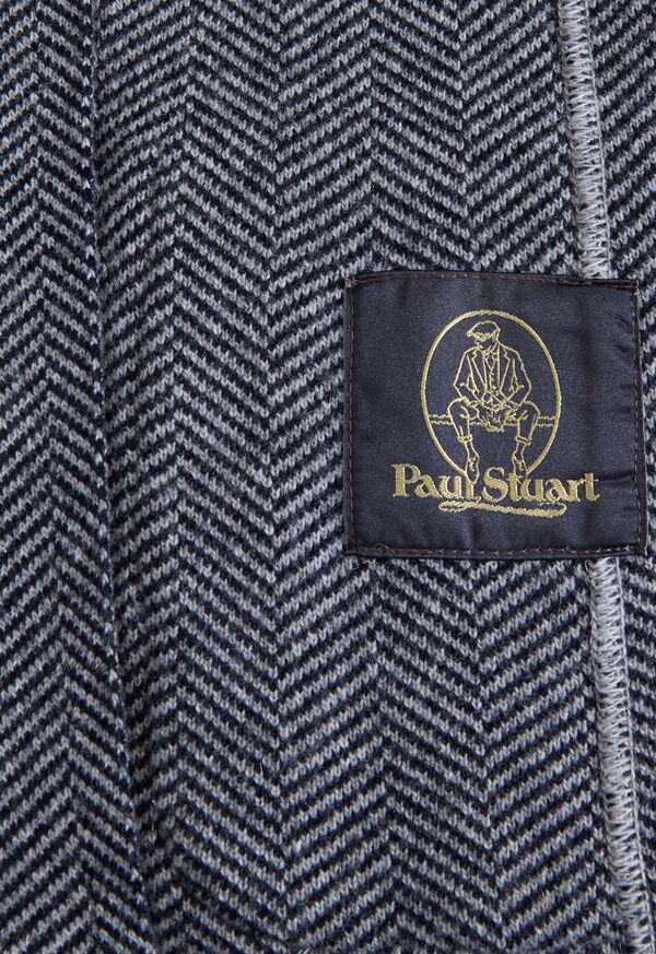 Paul Stuart Knitted Herringbone Jacket