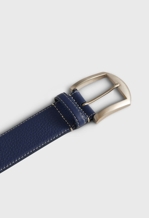 Paul Stuart Lagun Grain Leather Belt