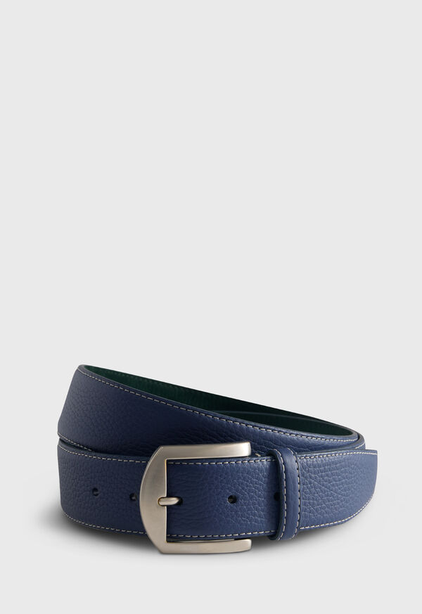 paul stuart Lagun Grain Leather Belt
