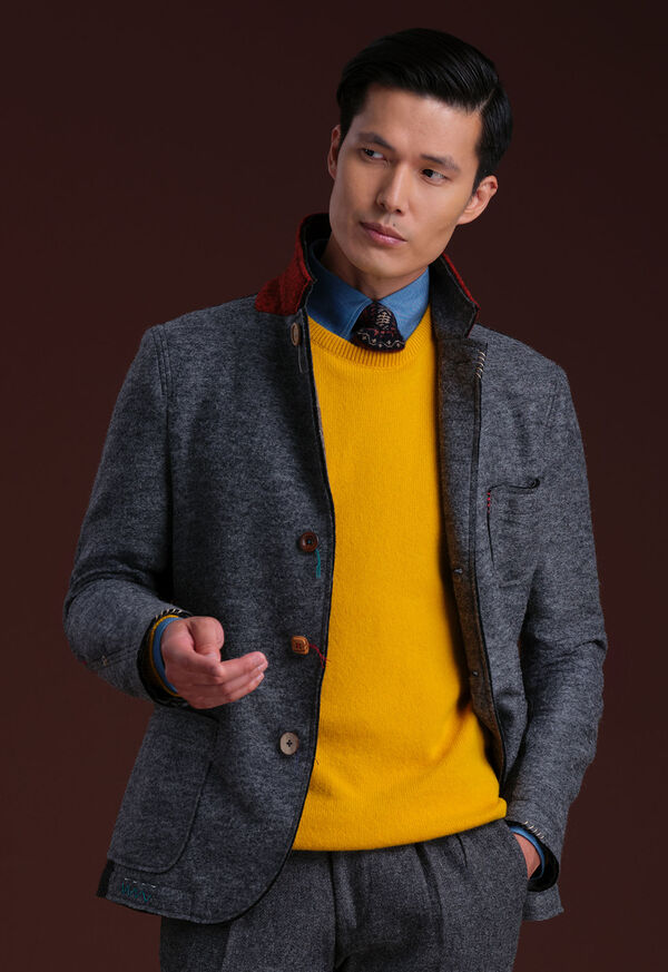 Paul Stuart Lambswool Crew Neck Sweater