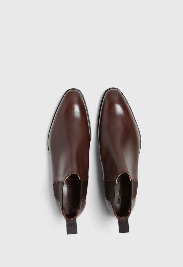 Paul Stuart Leather Half Chelsea Boot