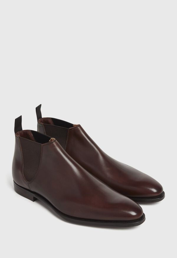 Paul Stuart Leather Half Chelsea Boot
