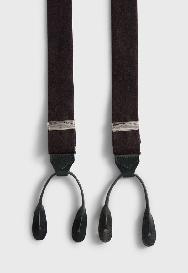 Paul Stuart Leather Trim Suspenders