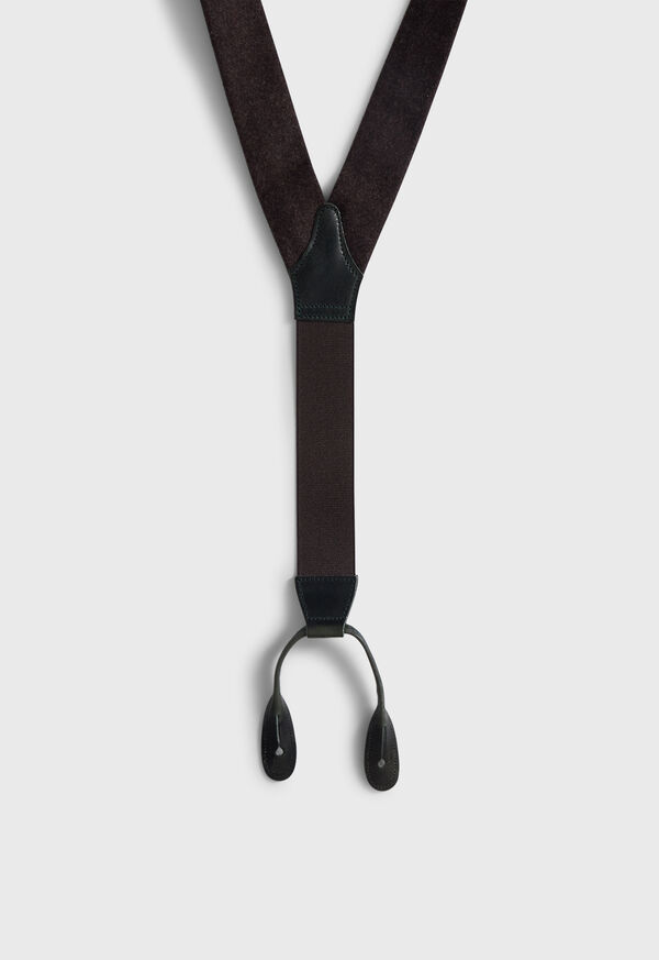 Paul Stuart Leather Trim Suspenders