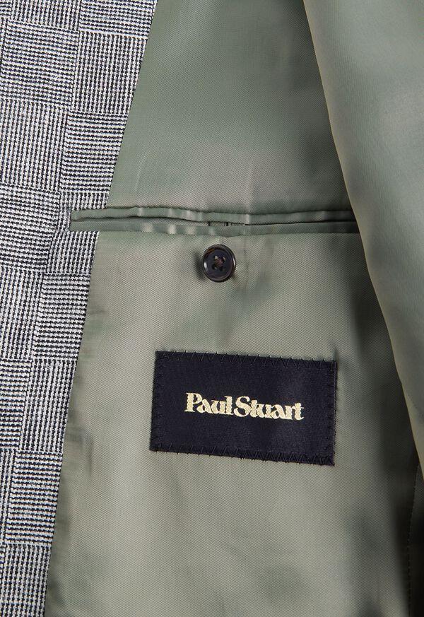 Paul Stuart Lightweight Silk & Linen Parquet Jacket