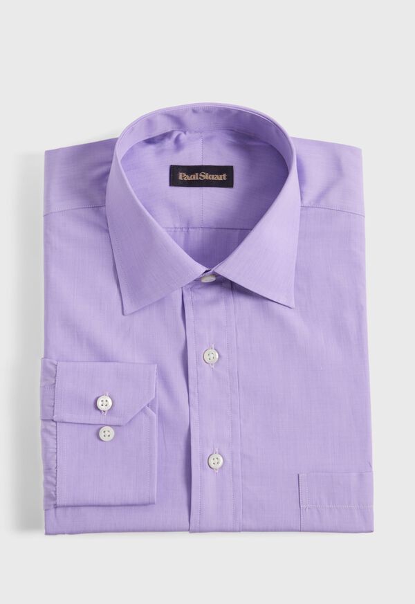 paul stuart Lilac End on End Dress Shirt