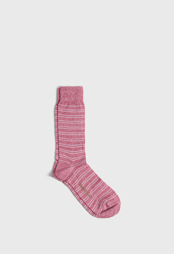 paul stuart Linen & Cotton Double Stripe Sock