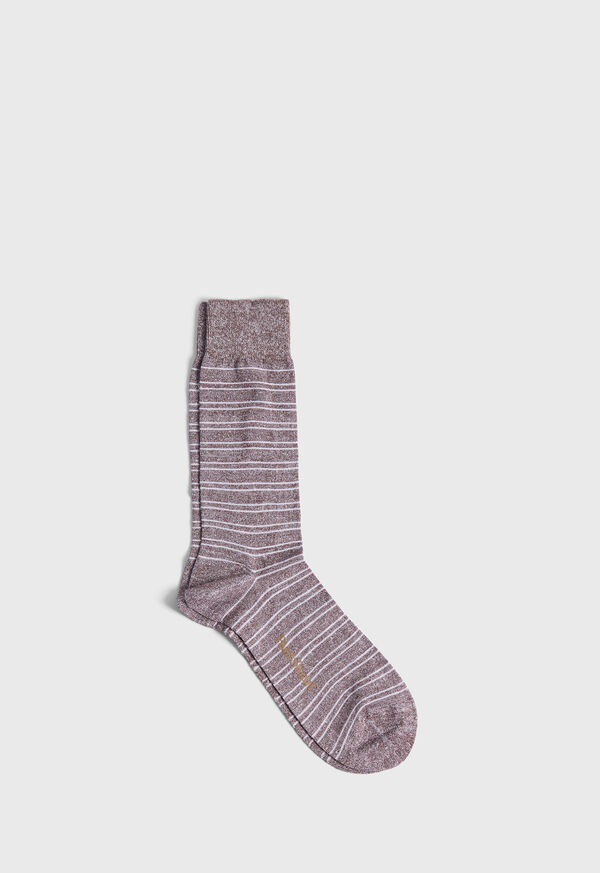 paul stuart Linen & Cotton Double Stripe Sock