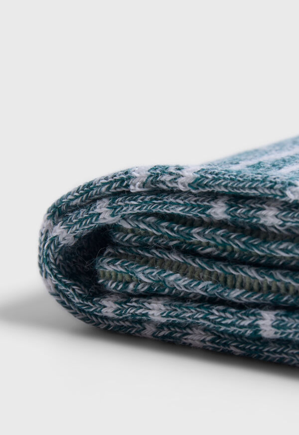 Paul Stuart Linen & Cotton Double Stripe Sock