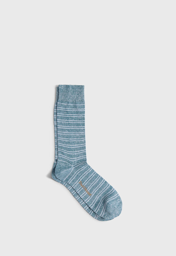 paul stuart Linen & Cotton Double Stripe Sock