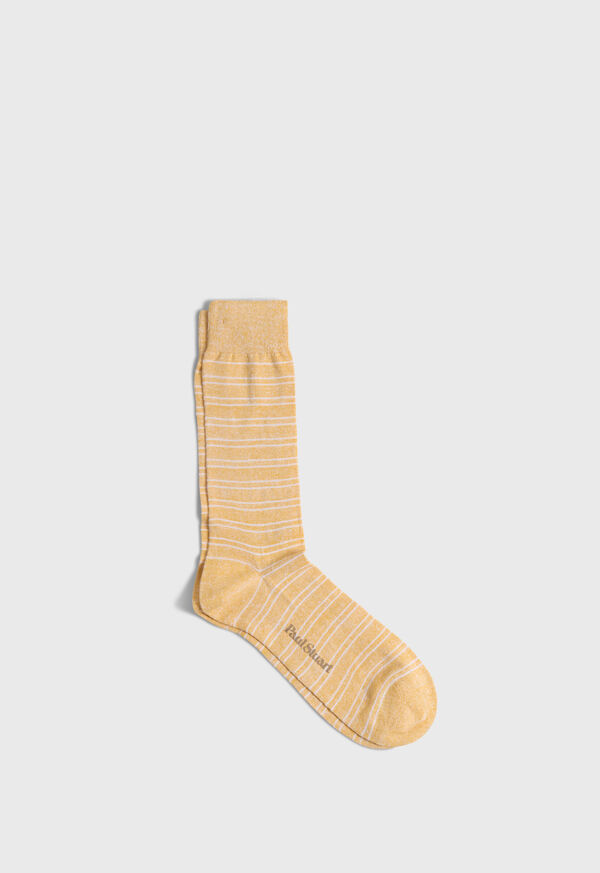 paul stuart Linen & Cotton Double Stripe Sock
