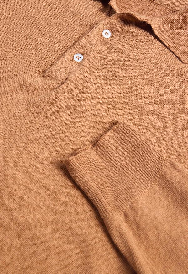 Paul Stuart Linen & Cotton Long Sleeve Polo