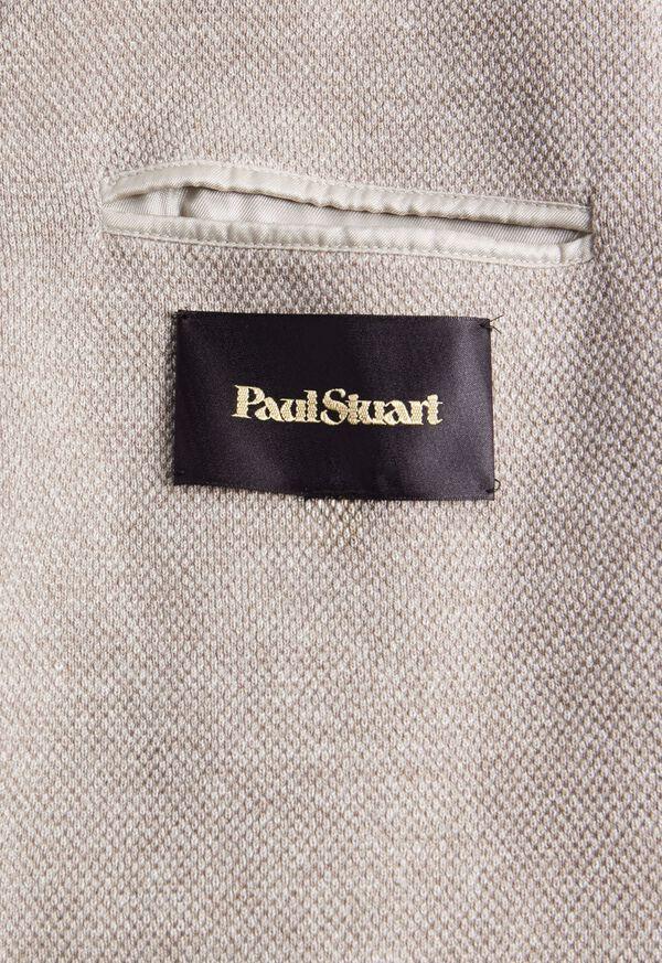 Paul Stuart Linen & Cotton Piqué Knit Blazer