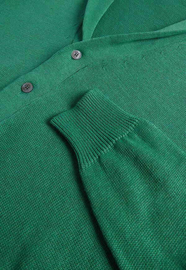 Paul Stuart Linen & Cotton Shawl Collar Cardigan