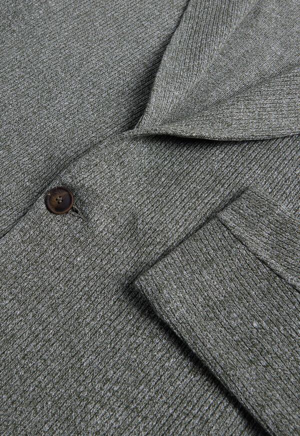 Paul Stuart Linen & Cotton Sweater Jacket