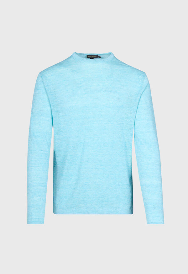 paul stuart Linen Crewneck Sweater