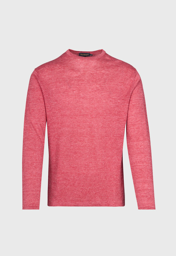 paul stuart Linen Crewneck Sweater