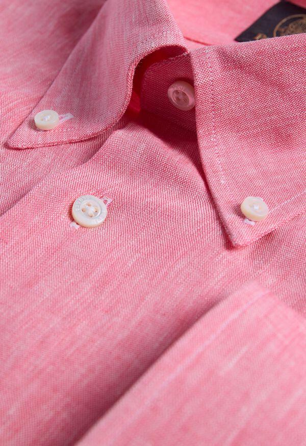 Paul Stuart Linen Logo Sport Shirt