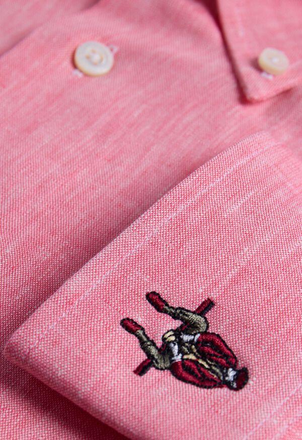 Paul Stuart Linen Logo Sport Shirt