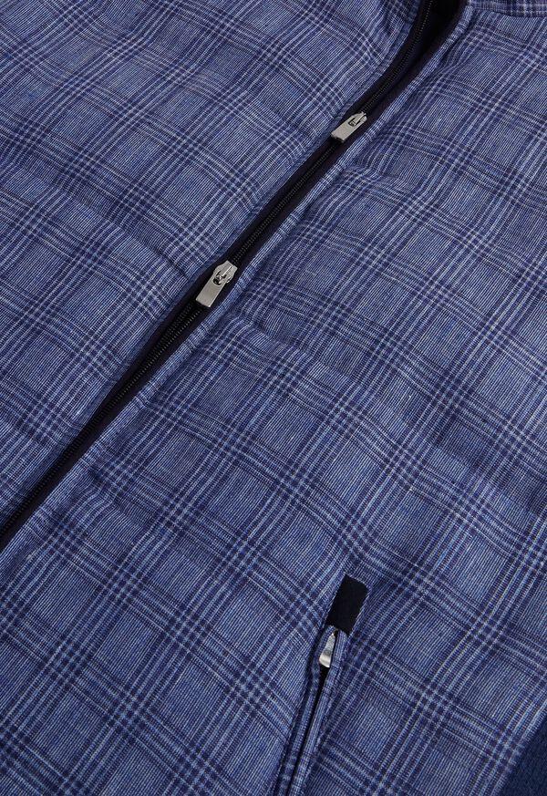 Paul Stuart Linen Plaid Vest