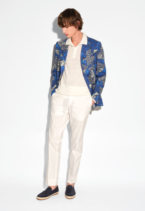 Paul Stuart Linen Printed Jacket