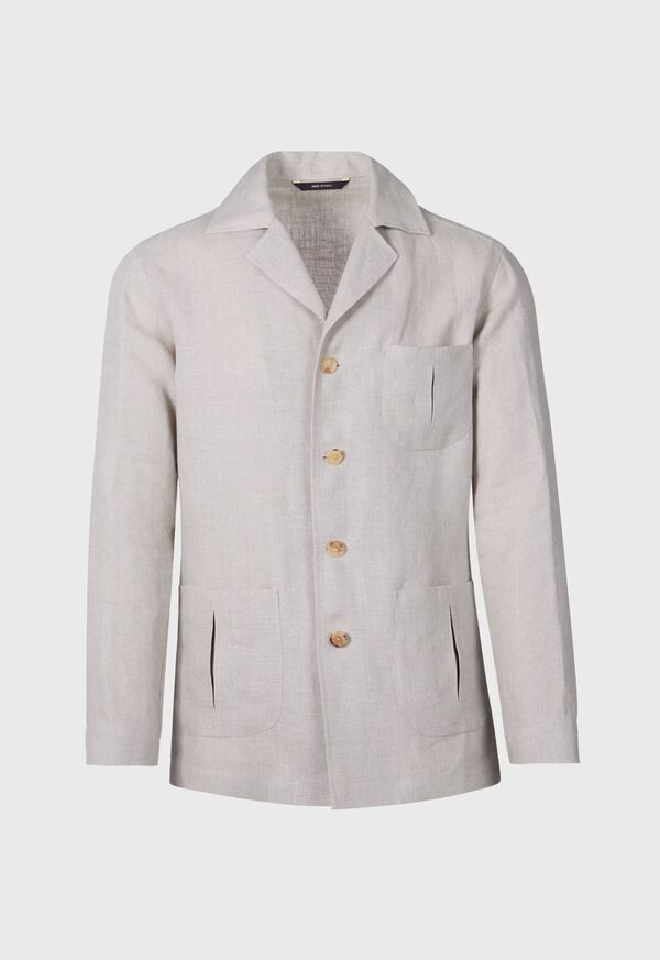 paul stuart Linen Safari Jacket