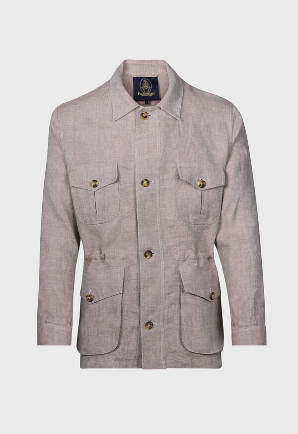 paul stuart Linen Safari Jacket