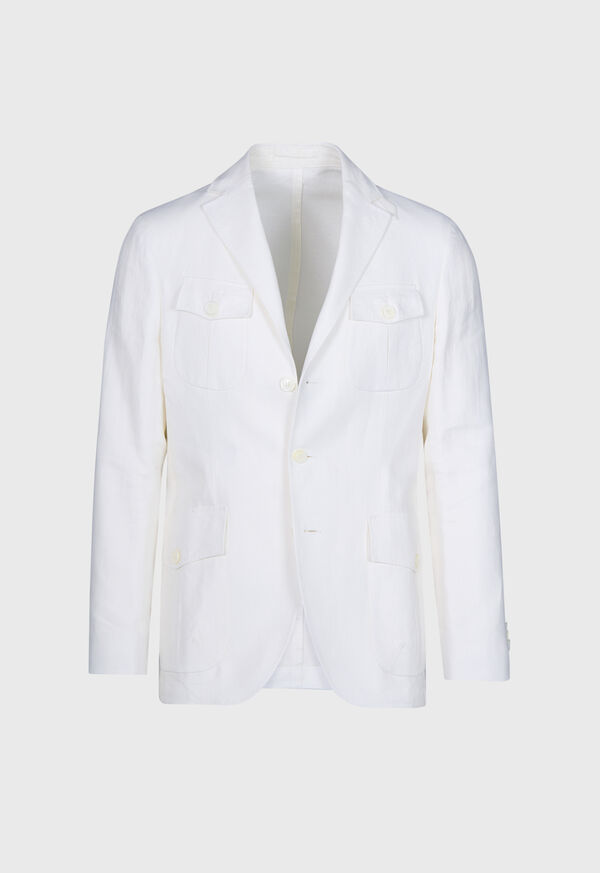 paul stuart Linen Safari Jacket