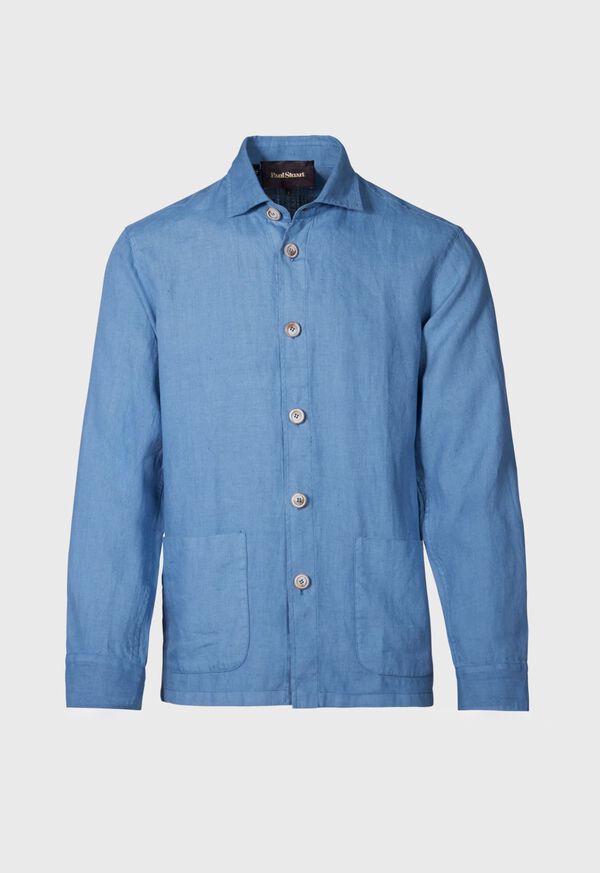 paul stuart Linen Shirt Jacket