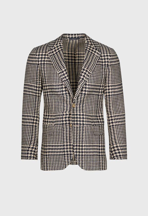 paul stuart Linen & Silk Plaid Jacket