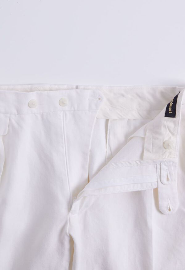 Paul Stuart Linen Washed Pleated Front Trouser