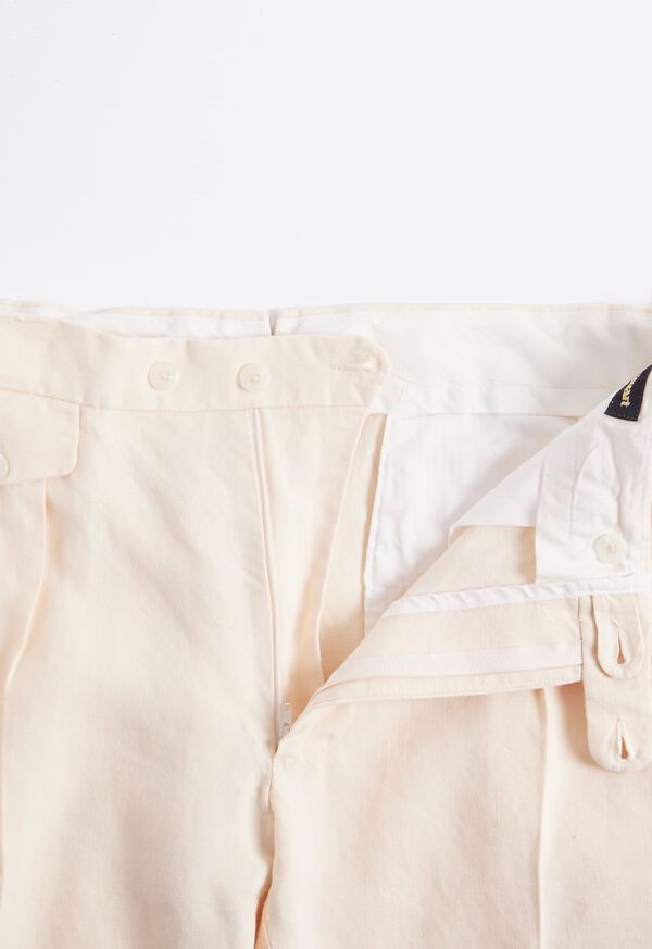 Paul Stuart Linen Washed Pleated Front Trouser