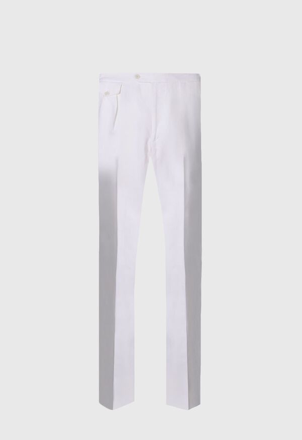 paul stuart Linen Washed Pleated Front Trouser