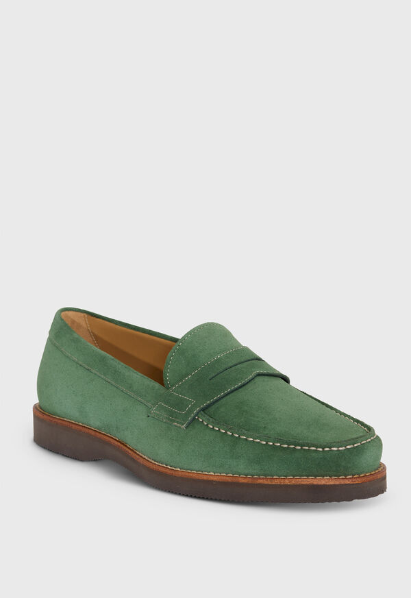 Paul Stuart Malcolm Suede Penny Loafer