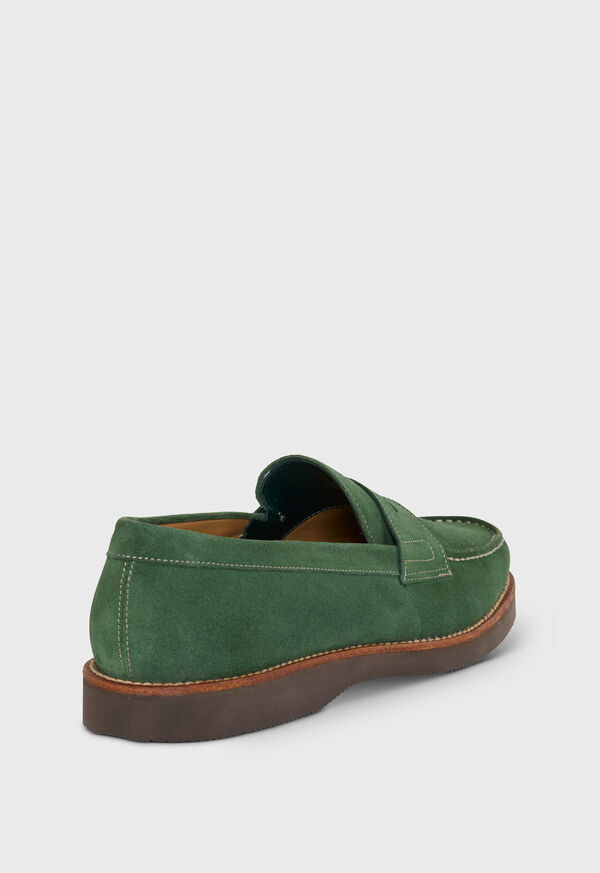 Paul Stuart Malcolm Suede Penny Loafer