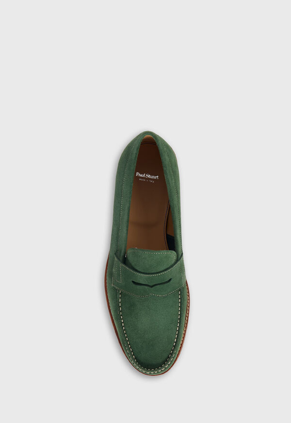 Paul Stuart Malcolm Suede Penny Loafer
