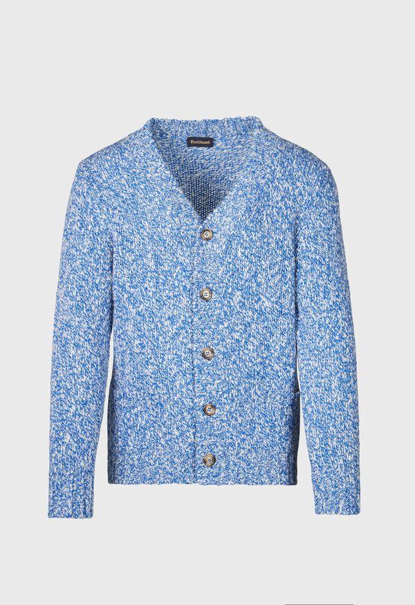 paul stuart Marled Button Front Cardigan