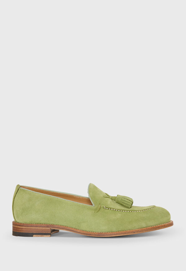 paul stuart Maurice Suede Tassel Loafer
