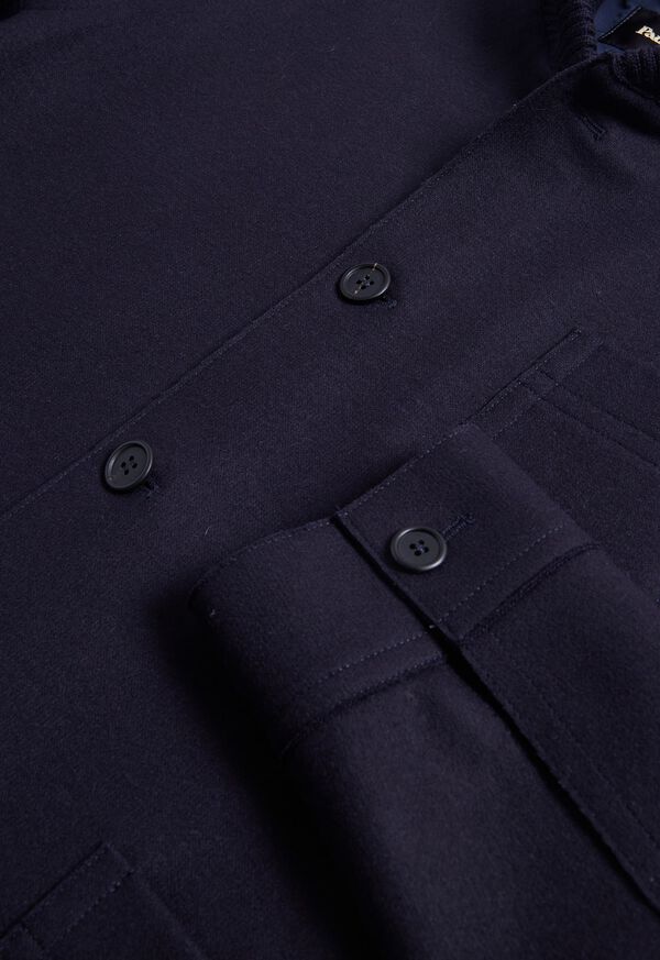 Paul Stuart Melton Wool Hybrid Jacket