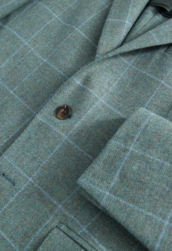 Paul Stuart Merino Wool Windowpane Jacket
