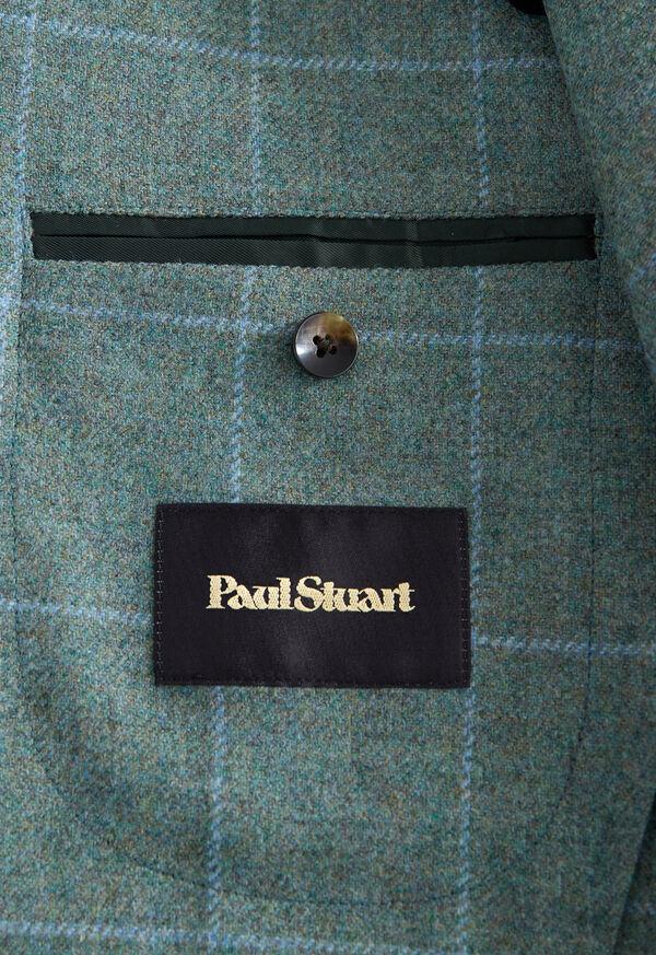 Paul Stuart Merino Wool Windowpane Jacket