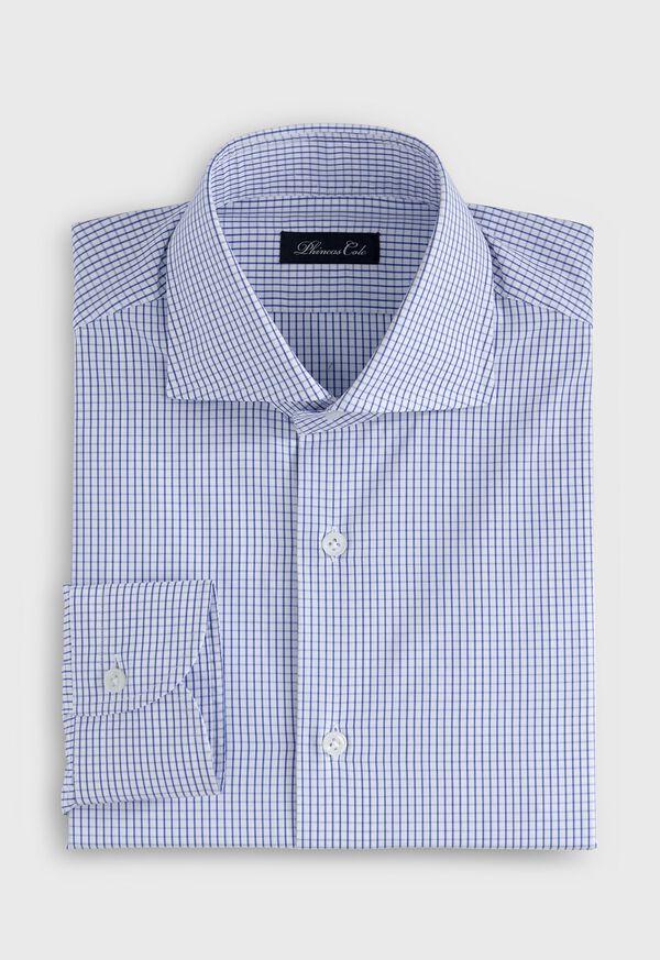 paul stuart Micro Check Poplin Dress Shirt