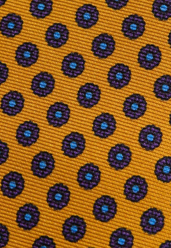 Paul Stuart Micro Medallion Printed Silk Tie