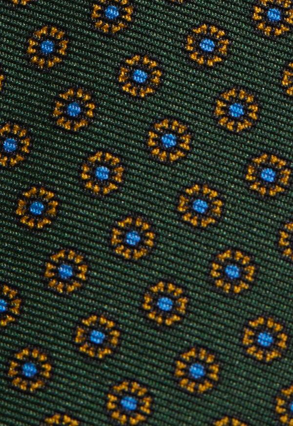 Paul Stuart Micro Medallion Printed Silk Tie