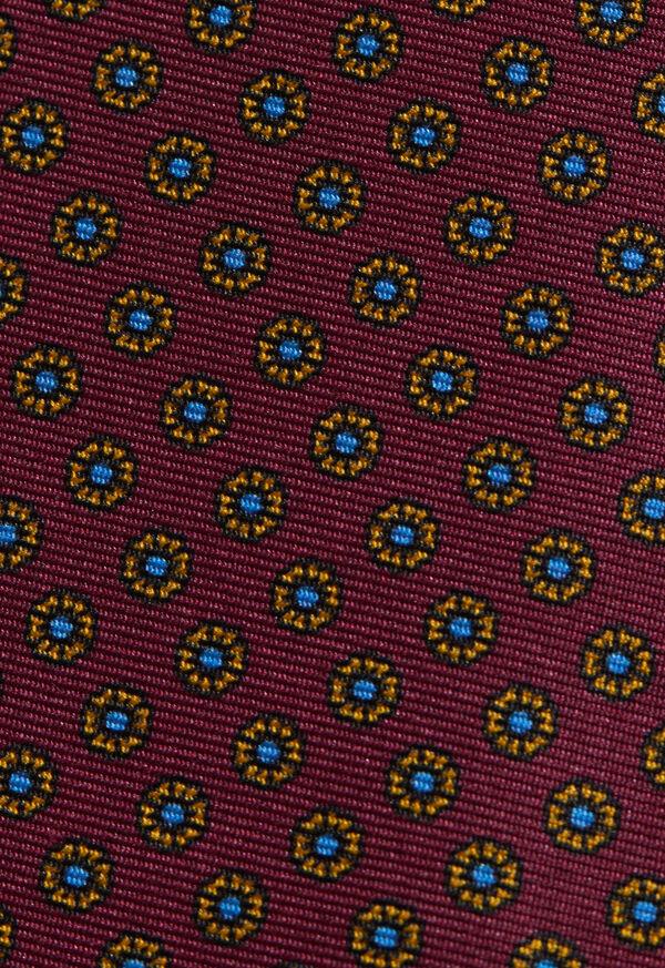 Paul Stuart Micro Medallion Printed Silk Tie