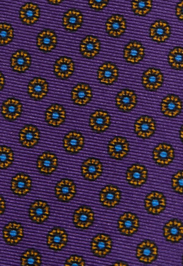 Paul Stuart Micro Medallion Printed Silk Tie