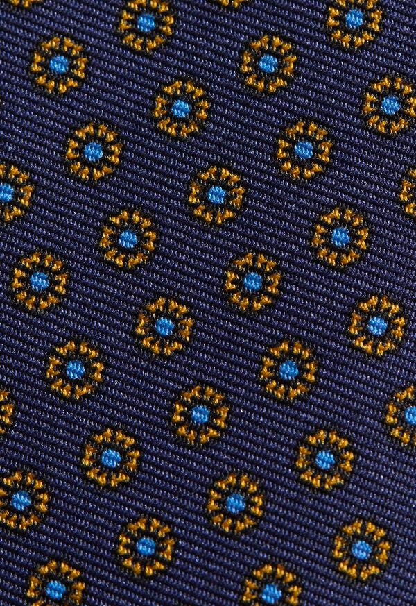 Paul Stuart Micro Medallion Printed Silk Tie