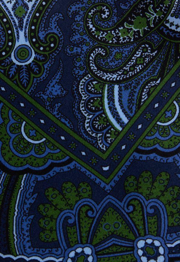 Paul Stuart Micro Paisley Print Pocket Square