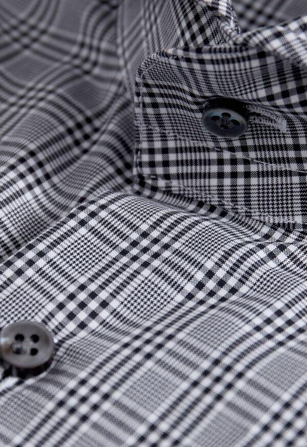 Paul Stuart Micro Plaid Dress Shirt