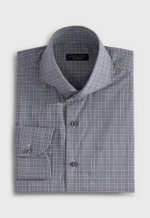 paul stuart Micro Plaid Dress Shirt